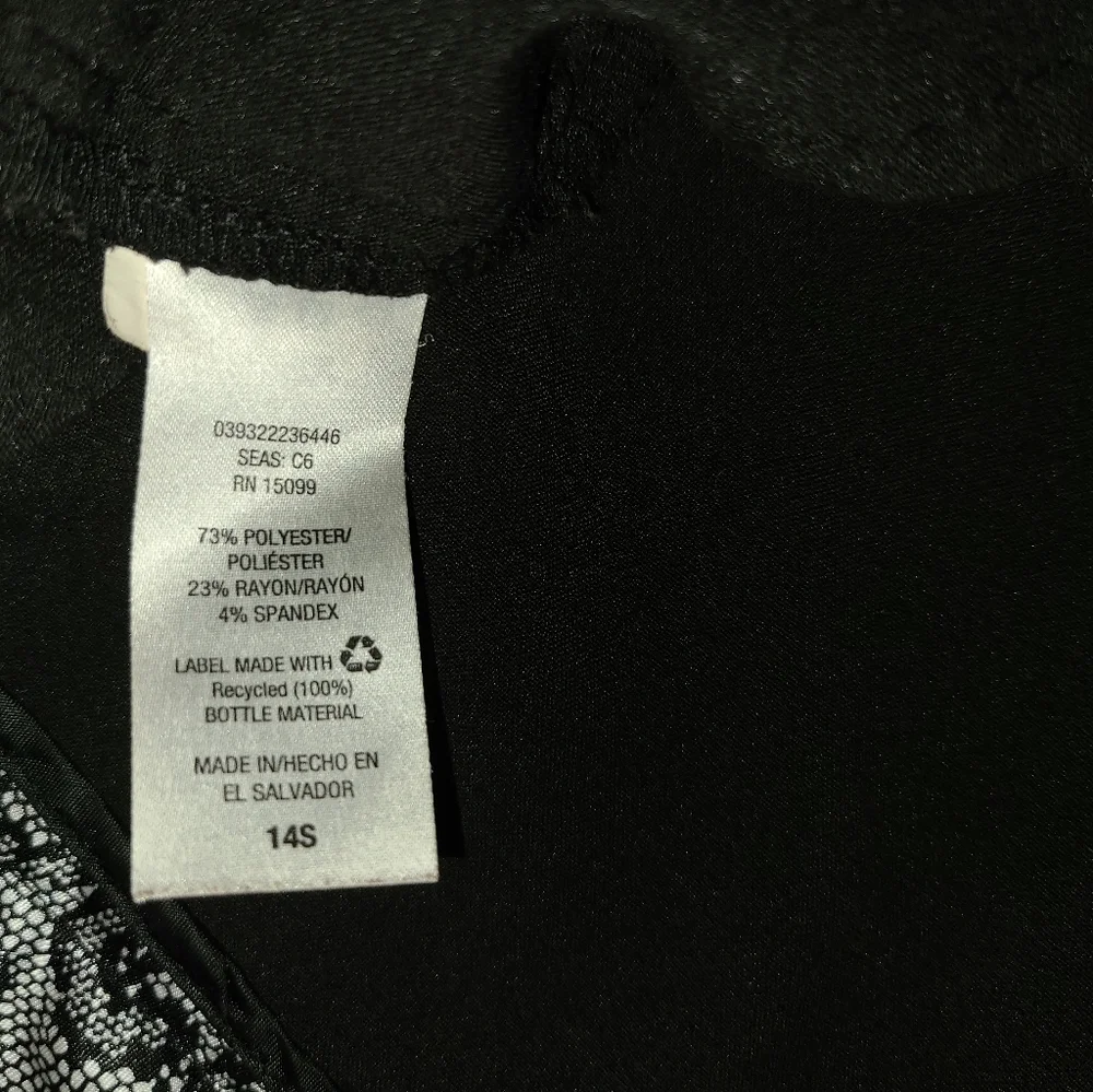 Metaphor Womens Black Flare Leg Dress Pants Size 14S - Picture 8 of 9